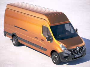 Renault Master Van 2018 Maxi 3D Model