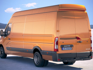Renault Master Van 2018 Maxi 3D Model
