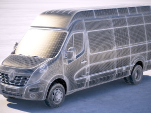 Renault Master Van 2018 Maxi 3D Model