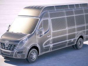 Renault Master Van 2018 Maxi Modello 3D