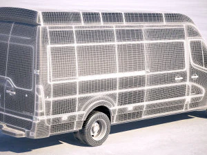 Renault Master Van 2018 Maxi Modello 3D