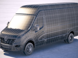 Renault Master Van 2018 Maxi 3D Model