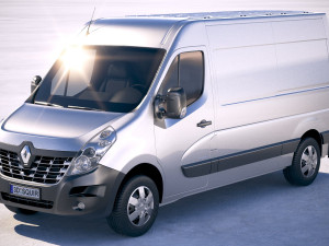 Renault Master Van 2018 Mid 3D Model