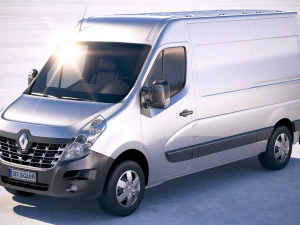 Renault Master Van 2018 Mid Modello 3D