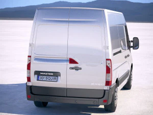 Renault Master Van 2018 M&eacute;dio Modelo 3D