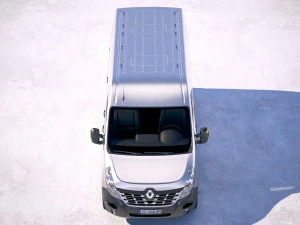 Renault Master Van 2018 M&eacute;dio Modelo 3D
