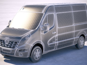 Renault Master Van 2018 Mid 3D 모델
