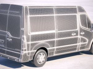 Renault Master Van 2018 Mid 3D 모델