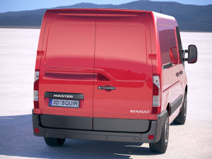 Renault Master Van 2018 Short Low 3D Модель