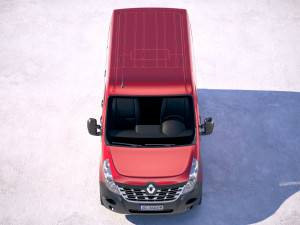 Renault Master Van 2018 Short Low 3D Модель