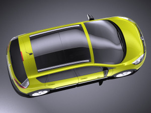 Renault Scenic Xmod 2016 vray 3D 모델
