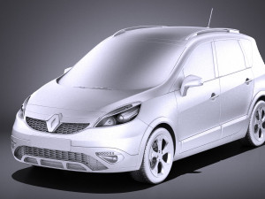 Renault Scenic Xmod 2016 vray 3D 모델