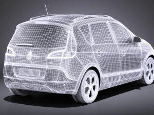 Renault Scenic Xmod 2016 vray 3D Model