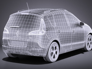 Renault Scenic Xmod 2016 vray 3D 모델
