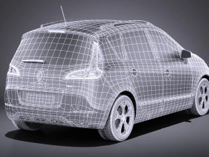 Renault Scenic Xmod 2016 vray 3D Model