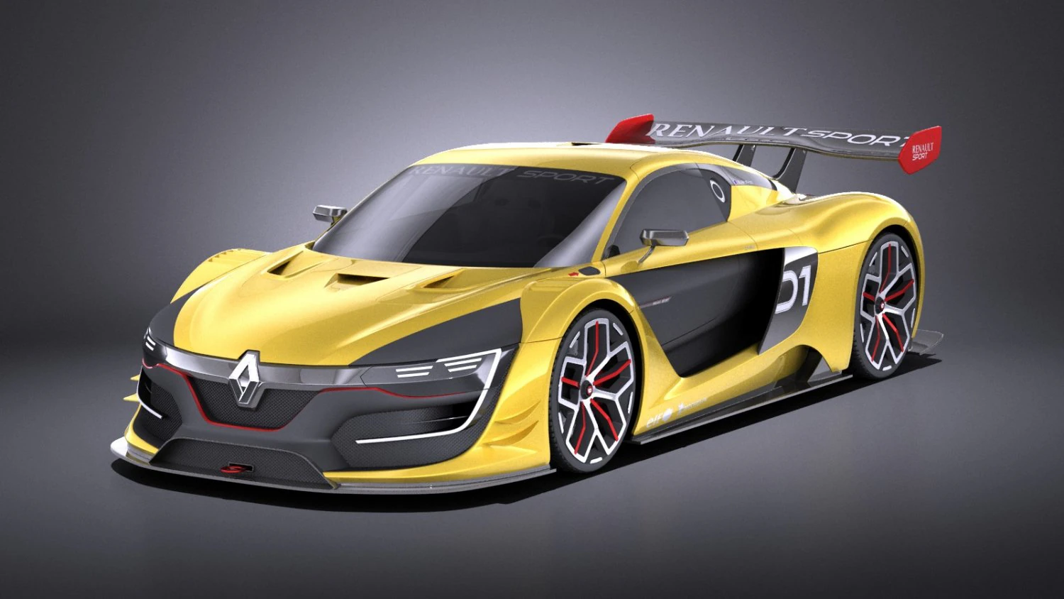 Renault Sport RS01 2018 vray 3D Model .c4d .max .obj .3ds .fbx .stl .blend 