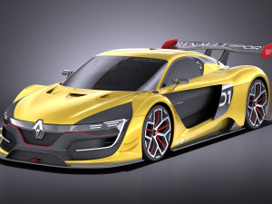 Renault Sport RS01 2018 vray Model 3D