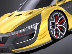 Renault Sport RS01 2018 vray 3D Model