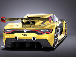 Renault Sport RS01 2018 vray Modelo 3D