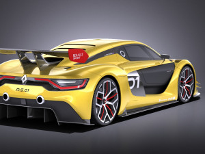Renault Sport RS01 2018 vray Modelo 3D