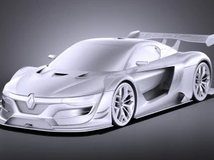 Renault Sport RS01 2018 vray 3D Model