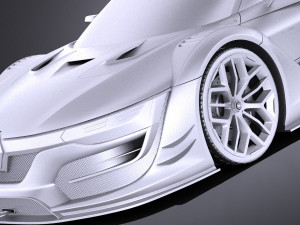 Renault Sport RS01 2018 vray Modelo 3D