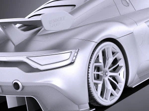 Renault Sport RS01 2018 vray 3D Model