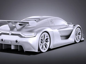Renault Sport RS01 2018 vray 3D Model