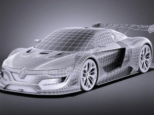 Renault Sport RS01 2018 vray 3D Model