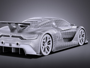 Renault Sport RS01 2018 vray Modelo 3D