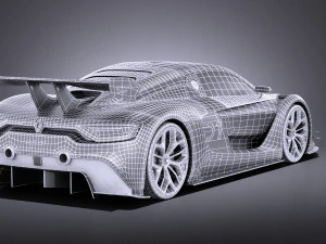 Renault Sport RS01 2018 vray 3D Model