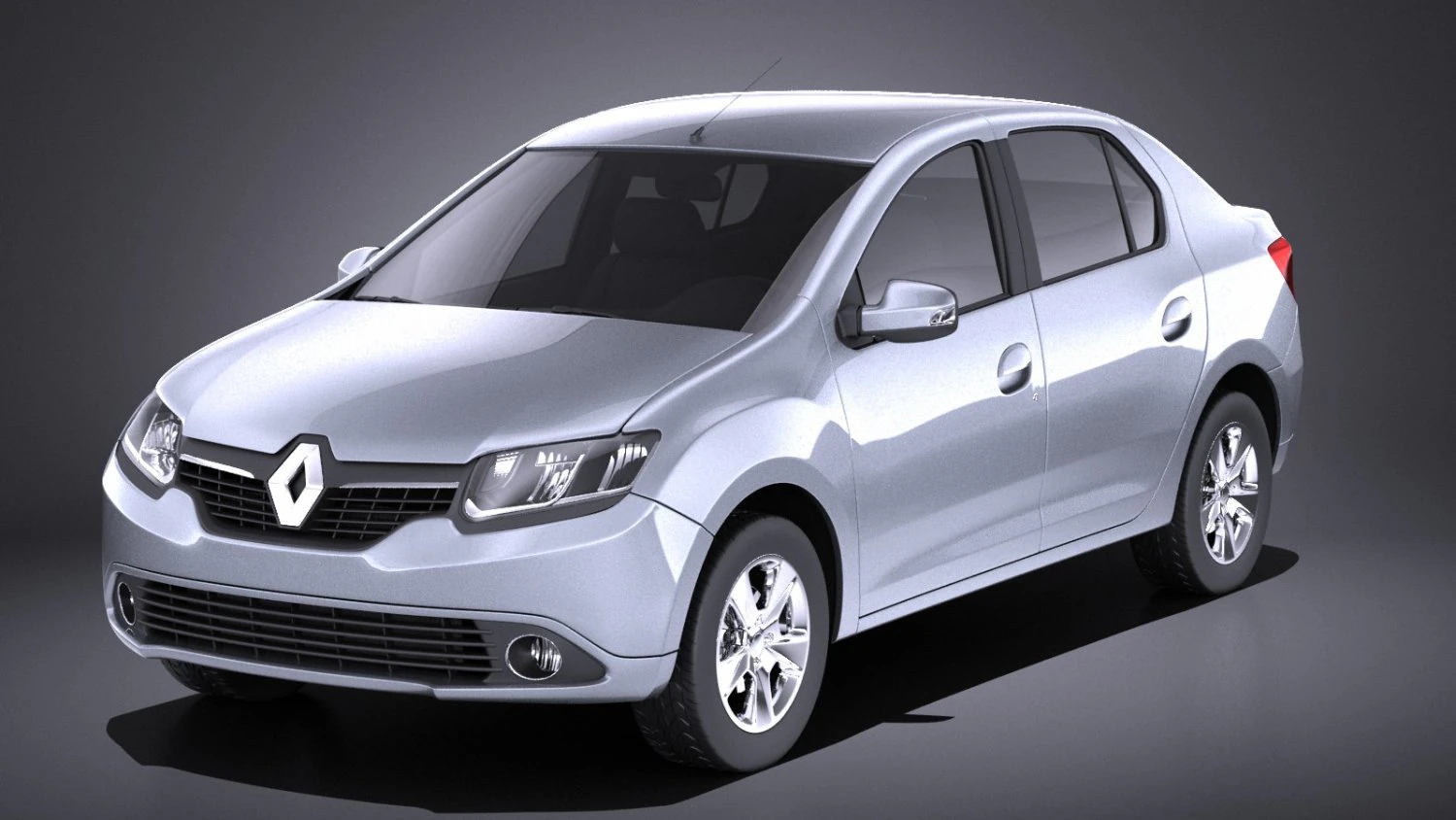 Renault Symbol 2015 vray 3D Model .c4d .max .obj .3ds .fbx .stl .blend 