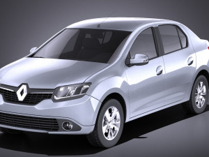 Renault Symbol 2015 vray 3D Model