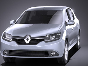Renault Symbol 2015 vray Modelo 3D