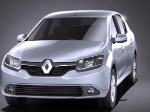 Renault Symbol 2015 vray 3D Model