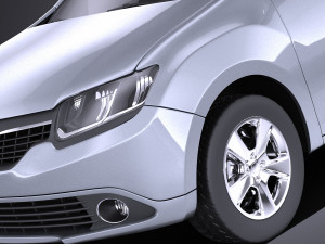 Renault Symbol 2015 vray Modelo 3D