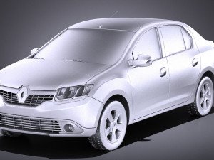 Renault Symbol 2015 vray Modelo 3D