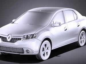 Renault Symbol 2015 vray 3D Model