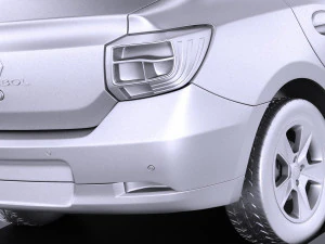 Renault Symbol 2015 vray 3D Model