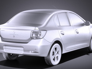 Renault Symbol 2015 vray Modelo 3D