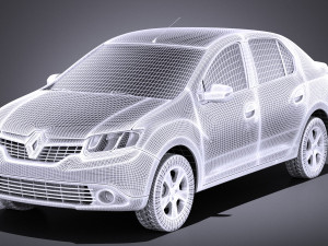 Renault Symbol 2015 vray Modelo 3D