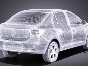 Renault Symbol 2015 vray Modelo 3D