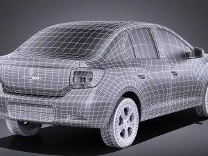 Renault Symbol 2015 vray 3D Model