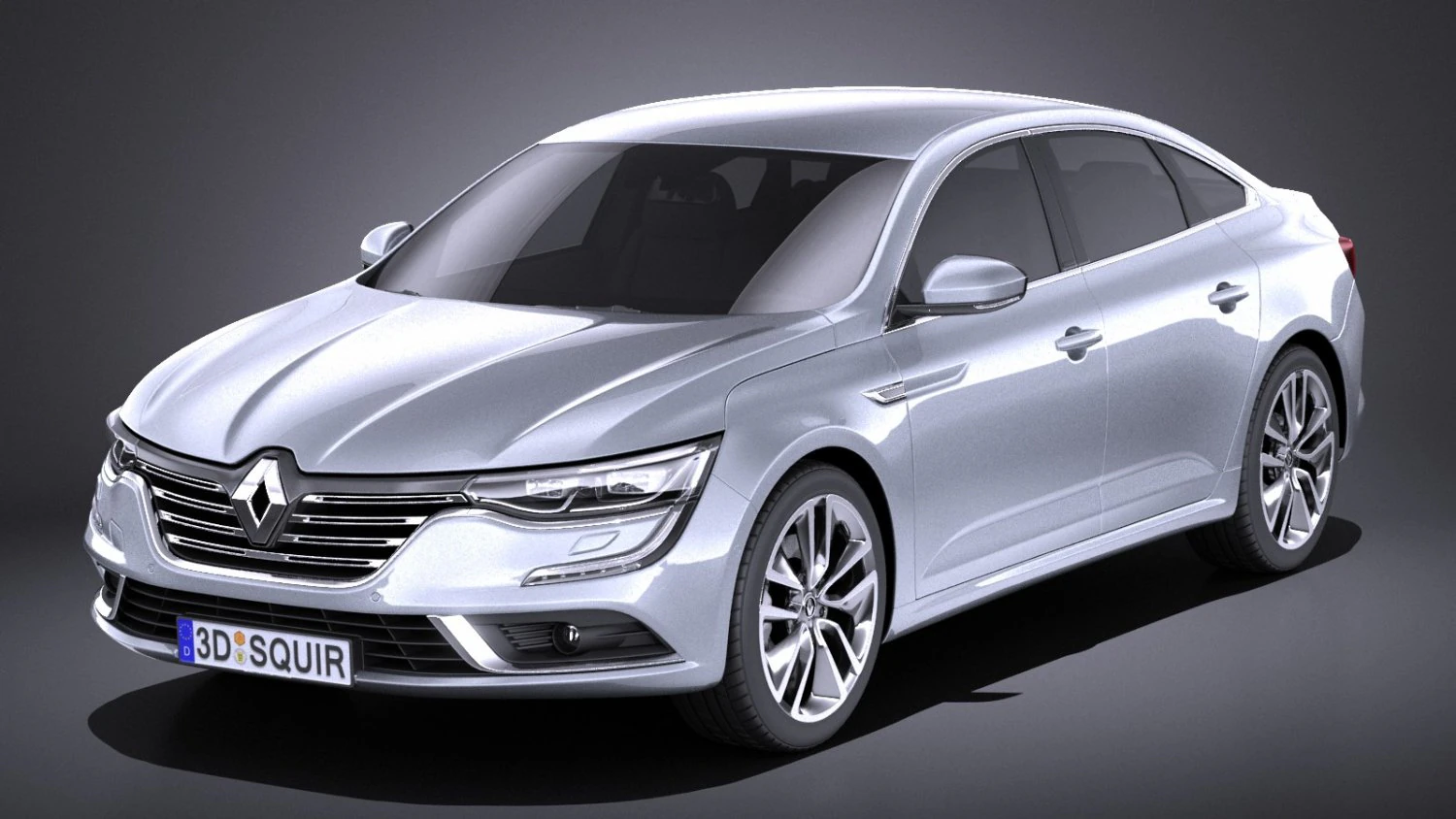 Renault Talisman 2018 vray 3D Model .c4d .max .obj .3ds .fbx .stl .blend