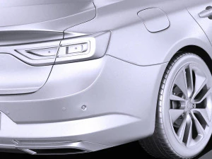 Renault Talisman 2018 vray 3D Model