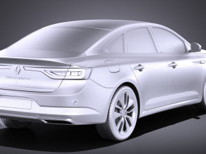 Renault Talisman 2018 vray Modello 3D