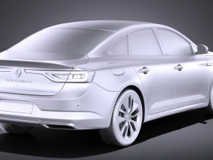 Renault Talisman 2018 vray 3D Model