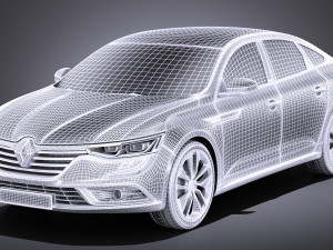 Renault Talisman 2018 vray Modello 3D