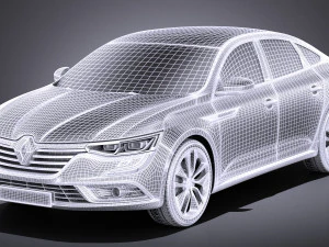Renault Talisman 2018 vray 3D Model