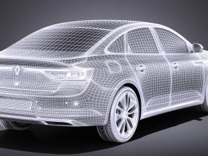 Renault Talisman 2018 vray Modello 3D